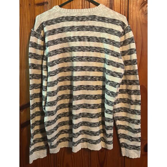 American Eagle Outfitters men’s striped crewneck sweater size large - Picture 4 of 5